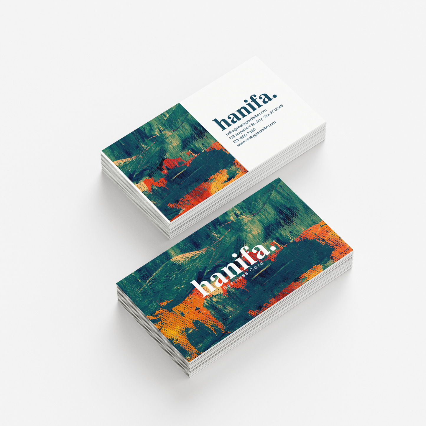 Soft-Touch Suede Business Cards