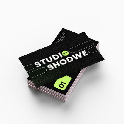 Raised Gloss Business Cards