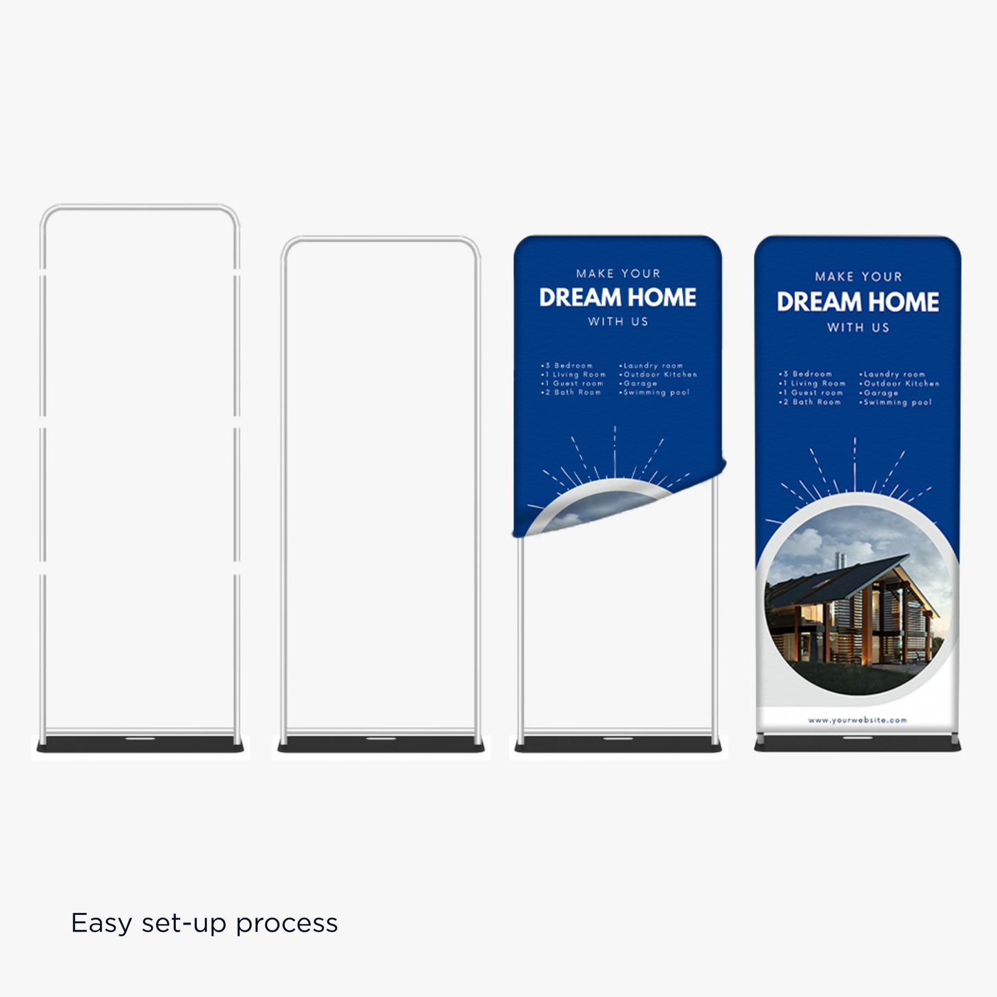 Tension Fabric Banner Stand