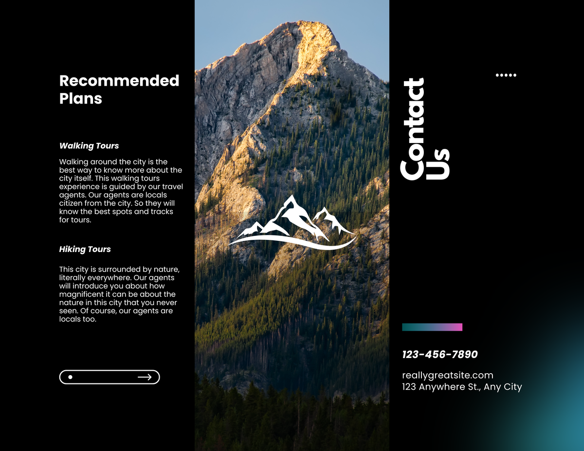 Brochure Design back