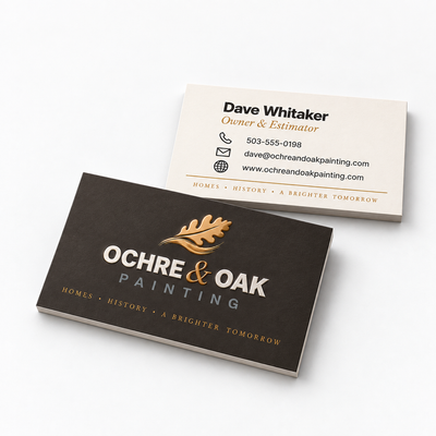 Raised Spot UV Business Cards