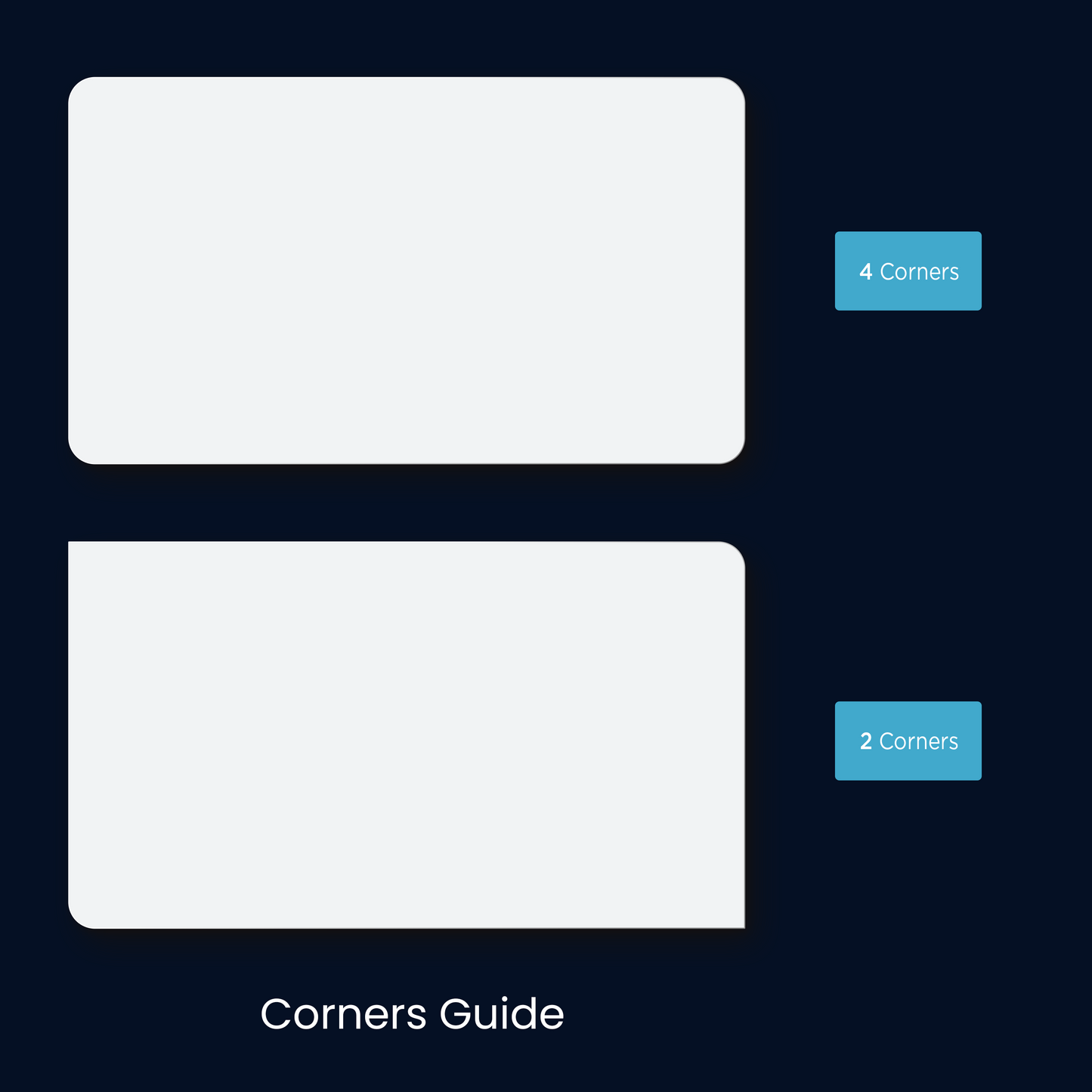 Round Corners Business Cards