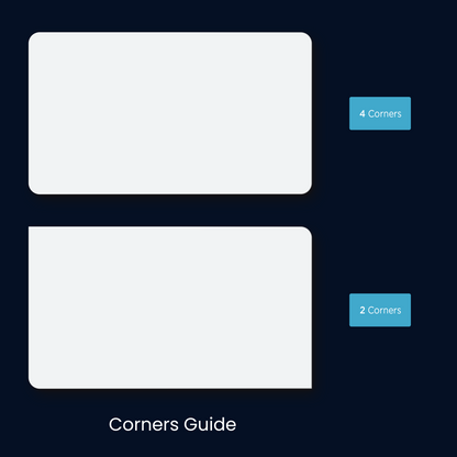 Round Corners Business Cards