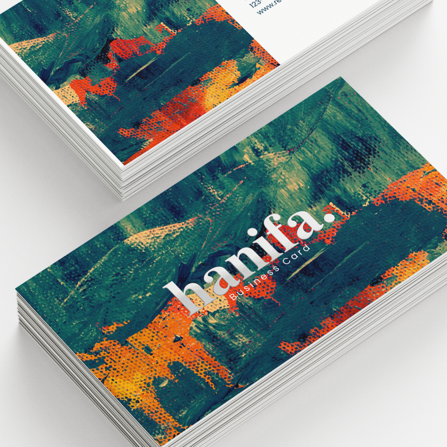 Soft-Touch Suede Business Cards